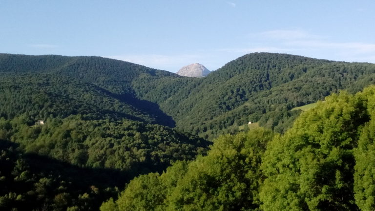 Vue sur le Pic du Midi depuis les Gîtes
