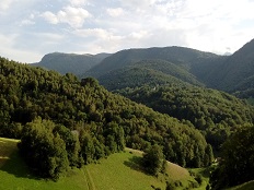 Vue sur le relief des Baronnies