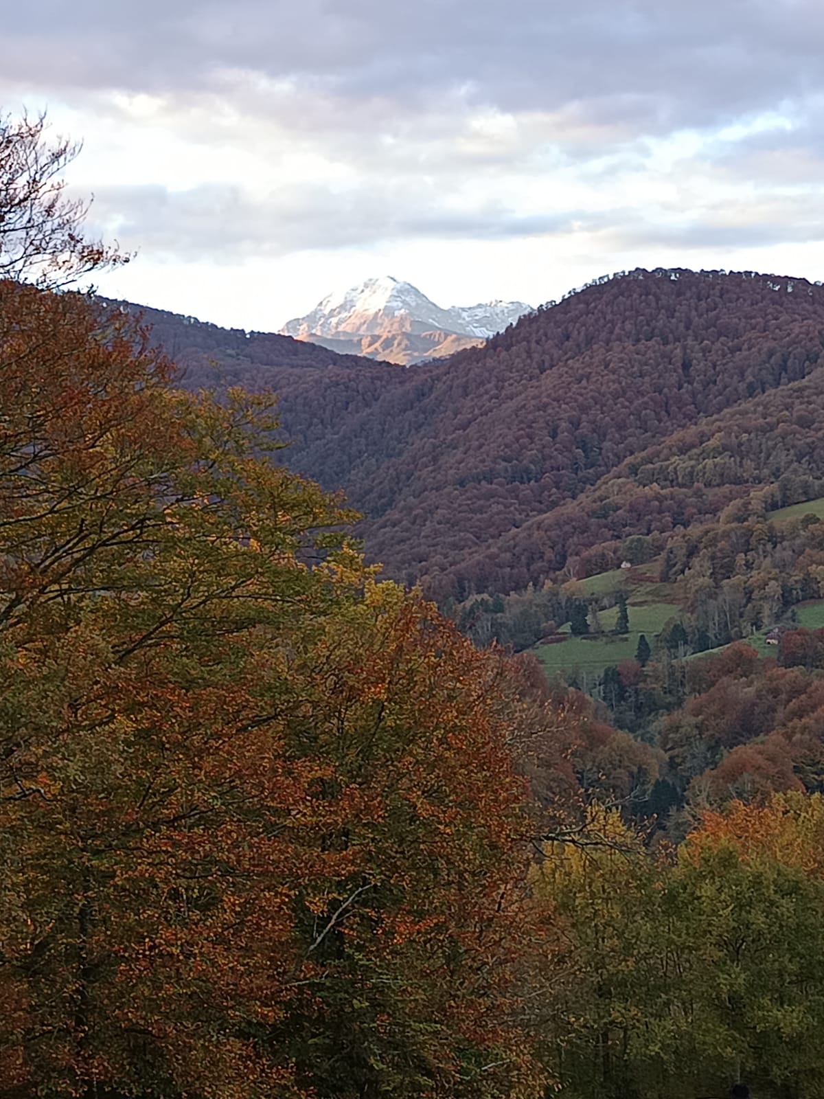 Herbstlandschaft in den französischen Pyrenäen rund um Les Granges de la Hulotte