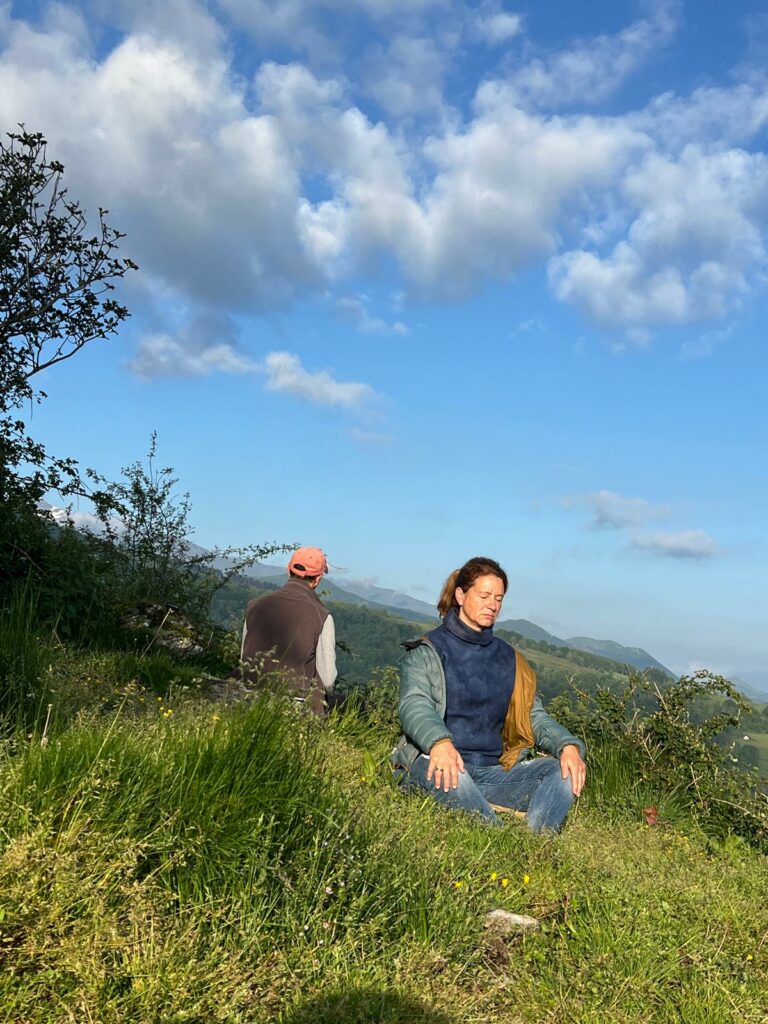 Gemeinsame Auszeit bei Les Granges de la Hulotte in den französischen Pyrenäen